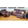 Power Dual Reclining Sofa with matching Power Recliner