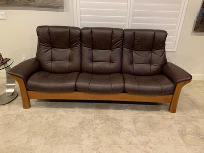 Stressless Triple Reclining Sofa